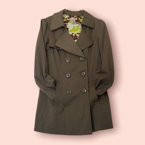 Olive Green Pea Coat
